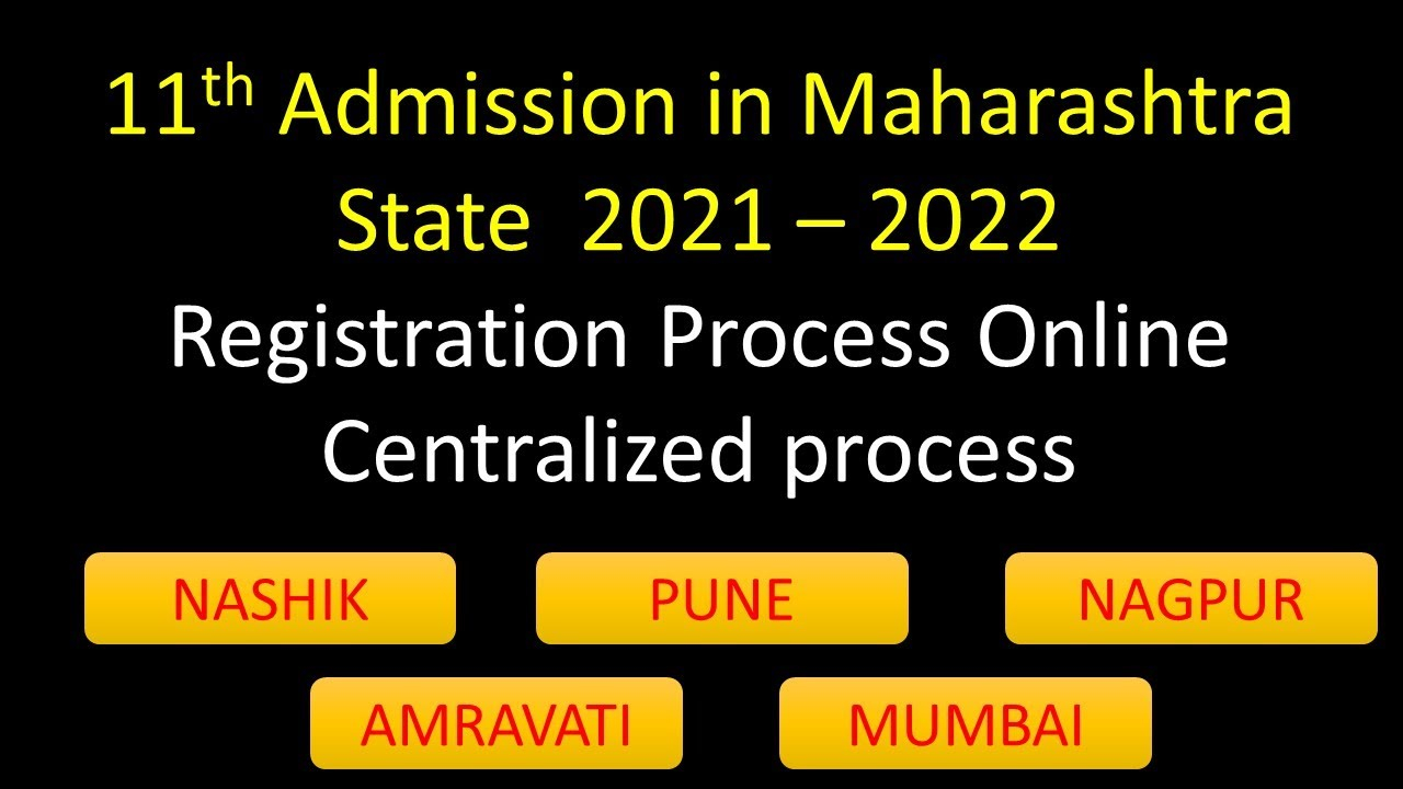 11th Admission Process Registration Process Nashik Pune Mumbai