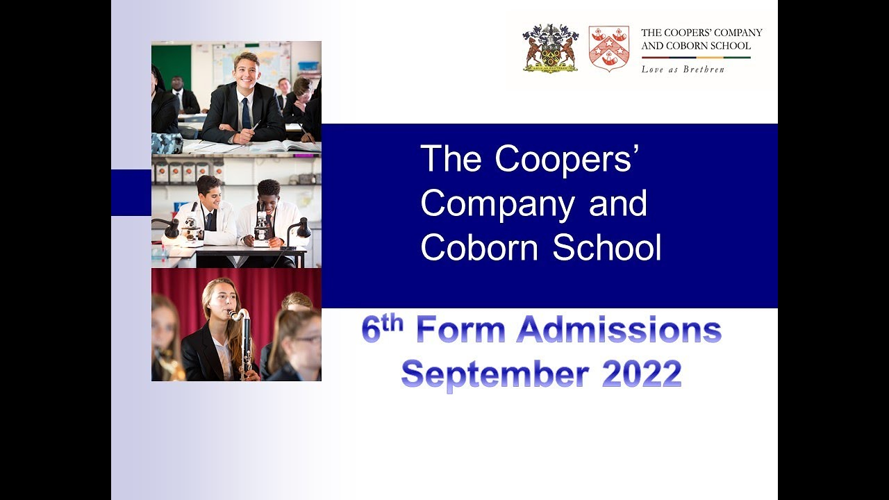 6th Form Admissions September 2022 YouTube