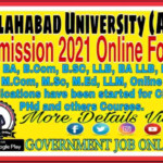 Allahabad University Admission Online Form 2021 Apply Now Fast