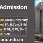 BAOU Admission 2022 UG PG Courses Eligibility Latest Updates