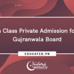 BISE GRW Private Admission Form 2023 Download Online