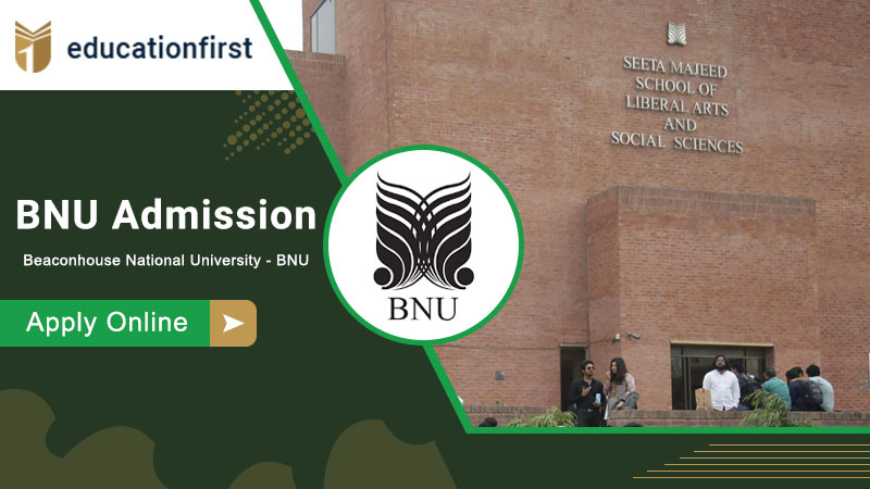 BNU Admission 2023 Application Form Last Date bnu edu pk