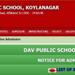 davkoylanagar DAV Koyla Nagar Admission 2023 24 Form Last Date