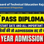 Diploma Polytechnic First Year Admission 2022 Application BTER