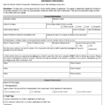 Form 2935 Download Fillable PDF Or Fill Online Admission Information