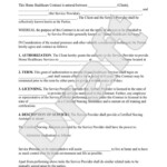 Home Care Service Agreement Pdf Daffernroegner 99