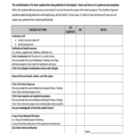 Hospital Admission Checklist Form Fill Out And Sign Printable PDF