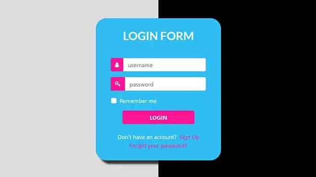 How To Create A Login Form Using Bootstrap 4