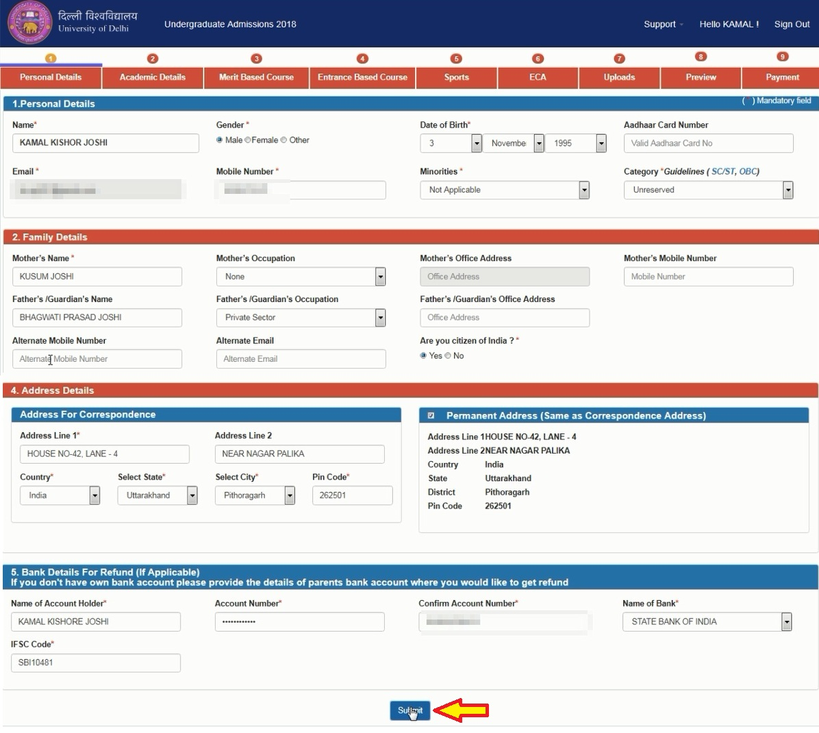 How To Fill Delhi University Application Form 2022 Check Procedure Here