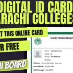 How To Get Digital Id Card For Gov Colleges Karachi Karachi Board