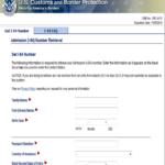 I 94 Admission Record Number HOW TO PRINT Https i94 cbp dhs gov I94