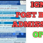 IGNOU POST BSCN ADMISSION OPEN FOR JANUARY 2023 YouTube