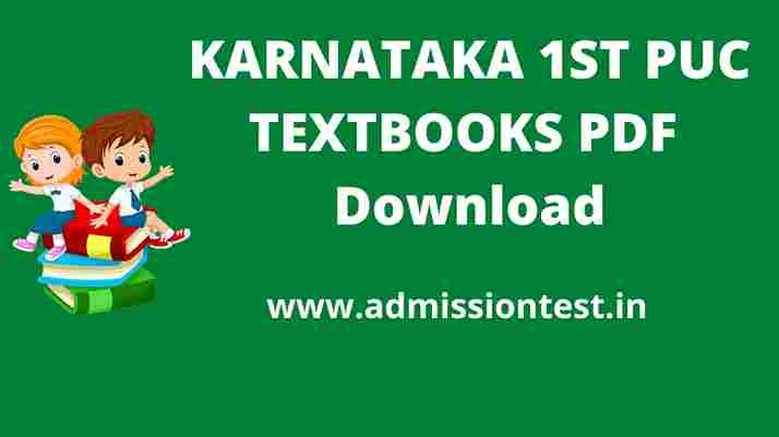 KARNATAKA 1ST PUC TEXTBOOKS PDF Download 2022 2023