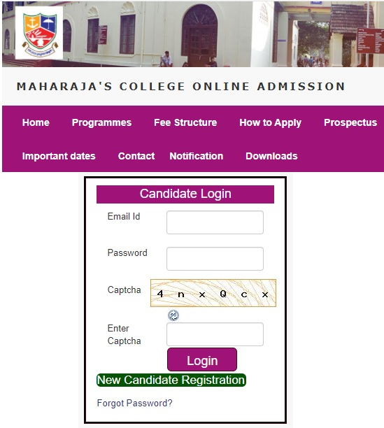  maharajas ac in Maharajas College Admission 2022 23 Form Last Date 