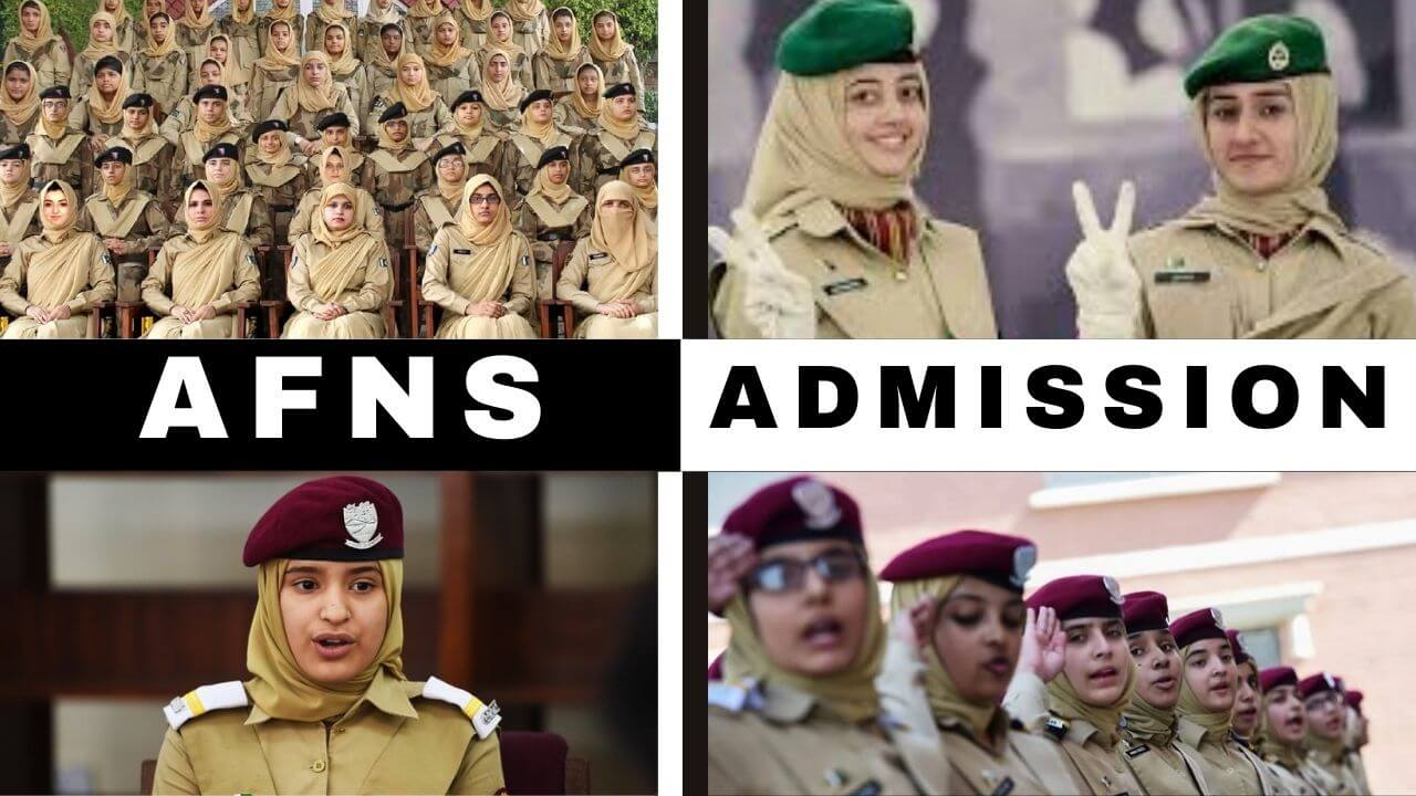 PAK Army Nursing Admission 2021 AFNS Online Registration MDCAT GUIDE