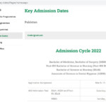 Revised AKU Admission Schedule 2022 STEP By PGC