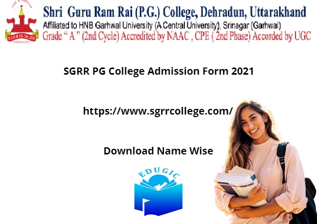 SGRR PG College Admission Form 2021 Www sgrrcollege Courses Fees 