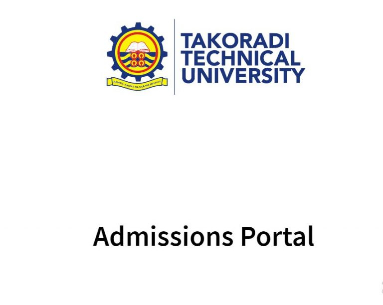 TTU Admission Portal Login Takoradi Technical University Apply