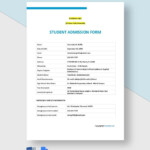 University Form Templates 12 Docs Free Downloads Template