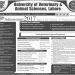 University Of Veterinary And Animal Sciences Admission Fee Structure