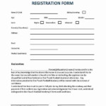 30 School Registration Forms Template Effect Template