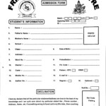 ADMISSION FORM