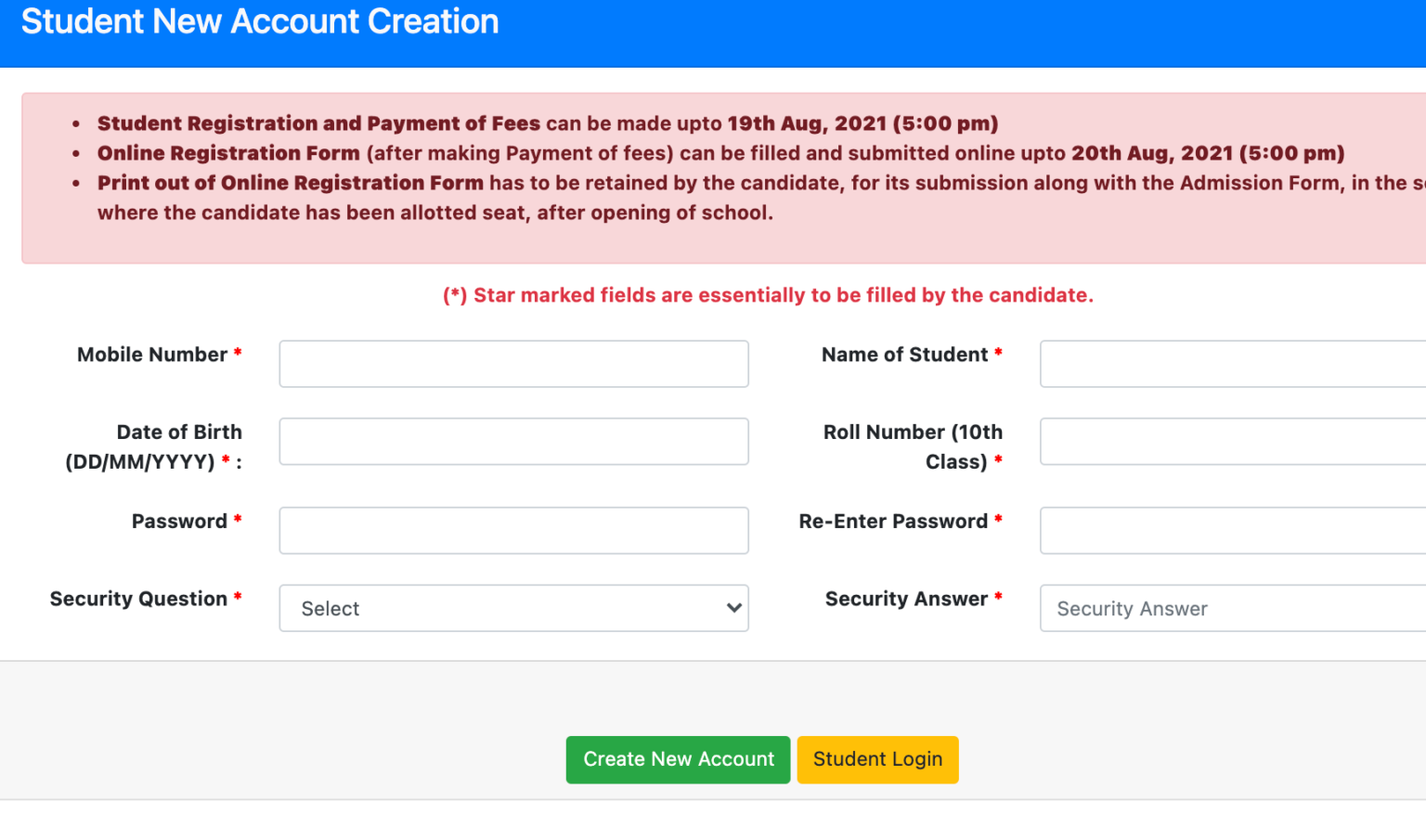 Admission Form Chandigarh Govt Schools For 11 Class Admissionforms