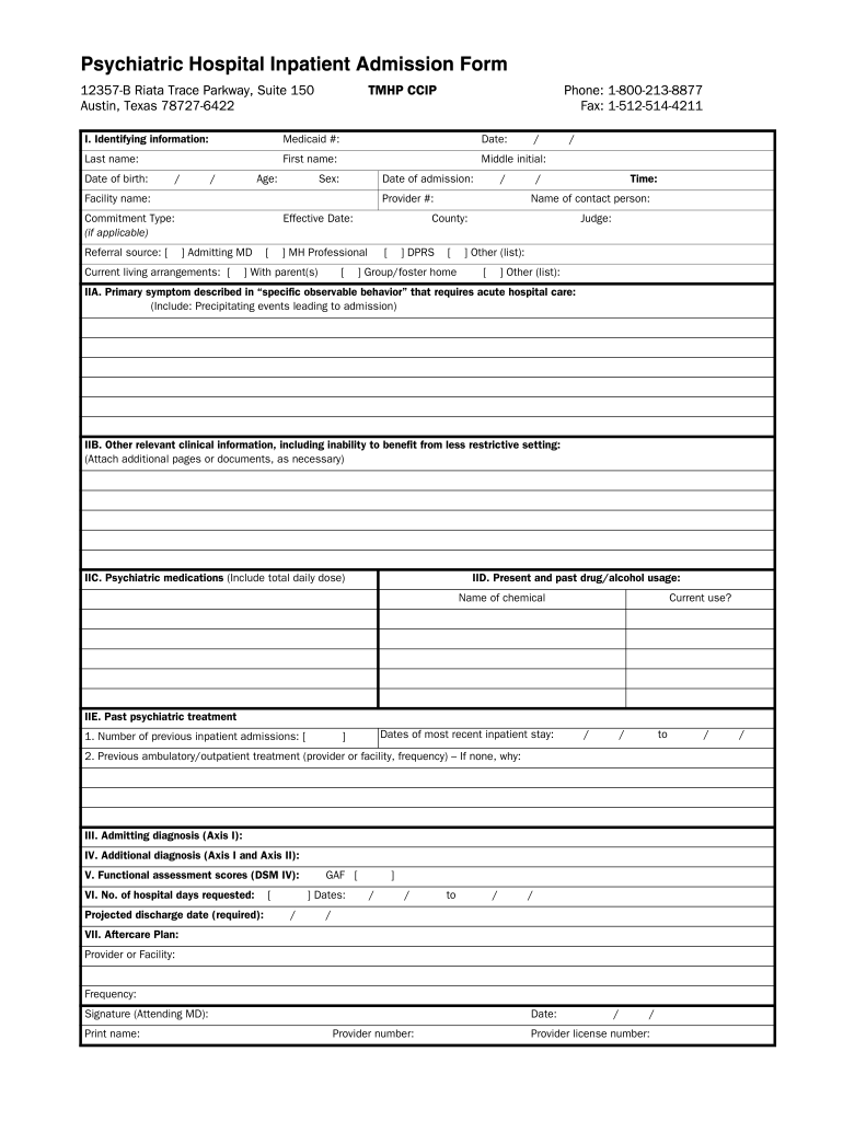 Admission Form Fill Online Printable Fillable Blank PdfFiller