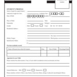 Admission Form Pdf Download