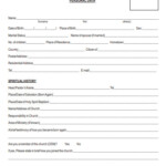 Admission Form Pdf Download