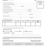 Admission Form Pdf Download