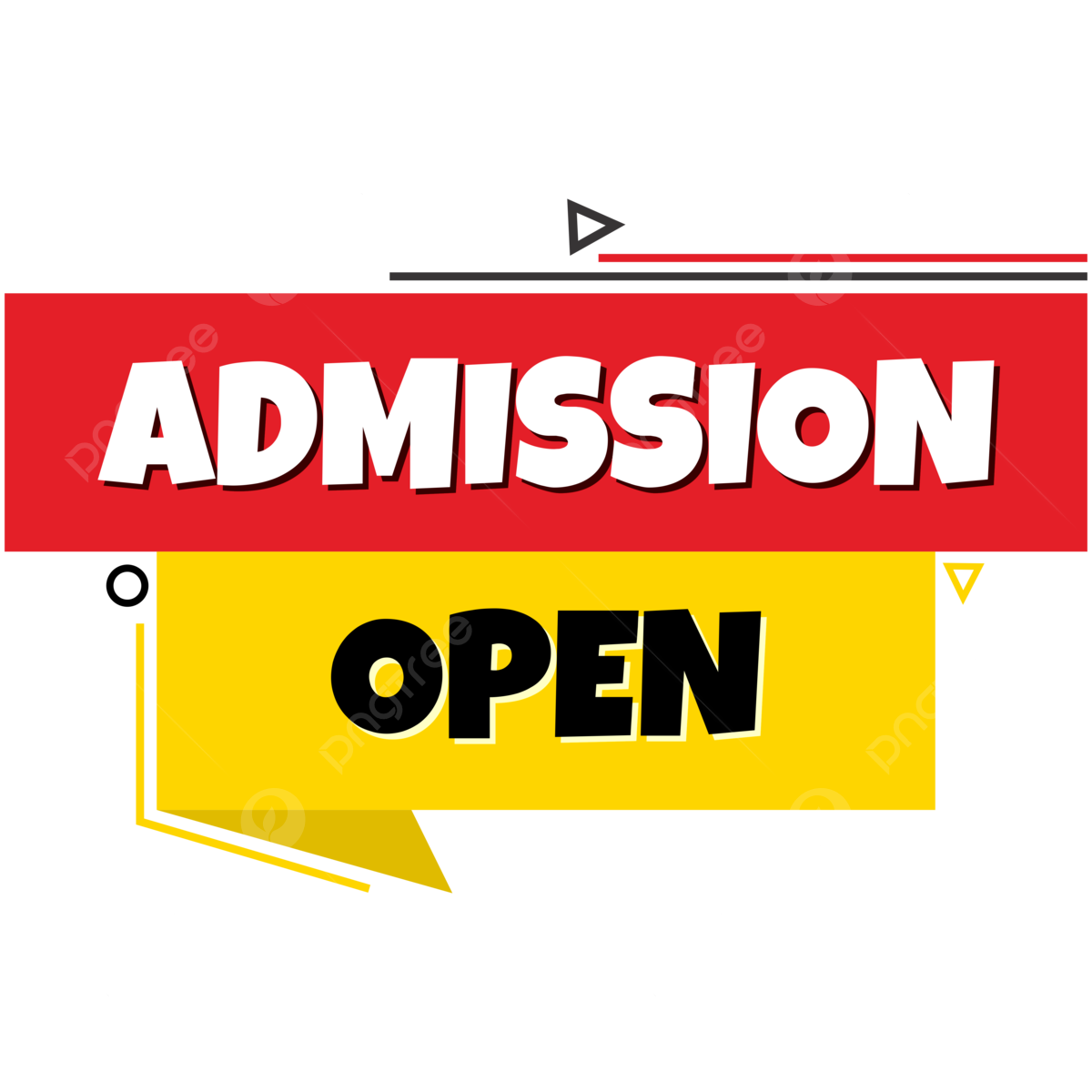 Admission Open Clipart Transparent Background Admission Open Abstract