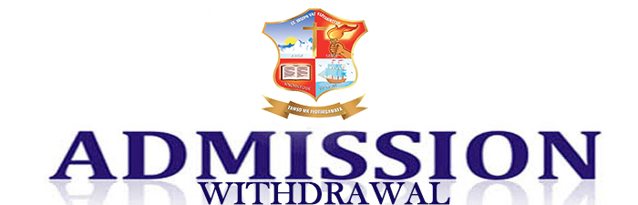 Admission Withdrawal