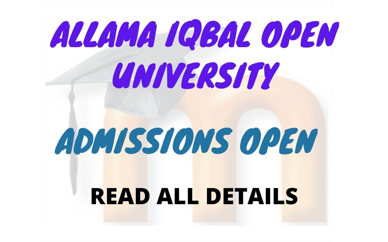 AIOU AUTUMN 2021 ADMISSION STARTED FRESH AND CONTINUE ADMISSIONS AIOU 