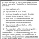 Ali Trust College Islamabad Jobs August 2022