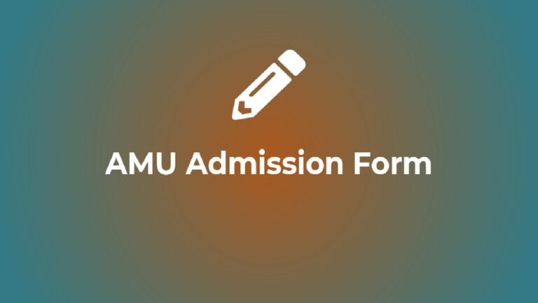 AMU Admission 2023 24 Application Form Dates Eligibility Courses List