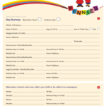 Application Form For Nursery Fill Out Sign Online DocHub