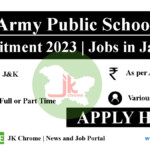 APS Kaluchak Job Recruitment 2023 Various Vacancies