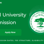 Arid University Admission 2022 Last Date To Apply