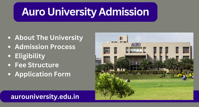 Auro University Admission 2023 24 Surat Courses Fees Last Date