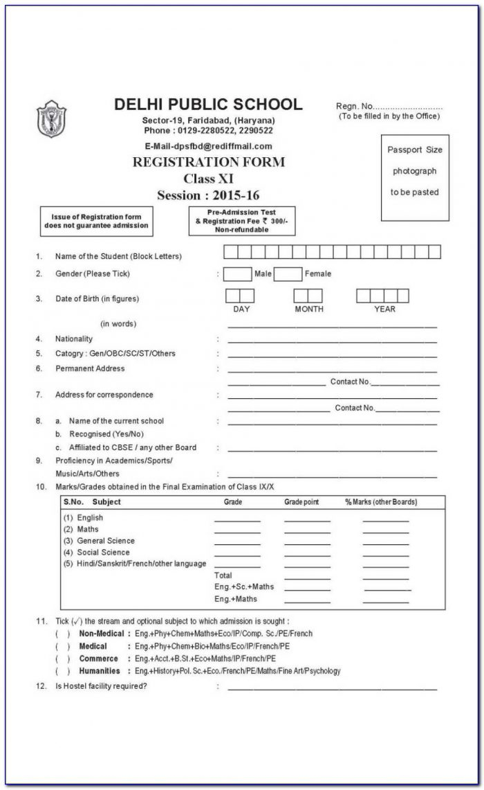 Bbd College Admission Form Admission Form