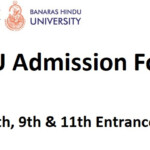 BHU Admission Form 2023 24 Www bhu ac in Class 6th 9th 11th Entrance