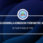 BISE Gujranwala Admission Form 2023 Matric And FA