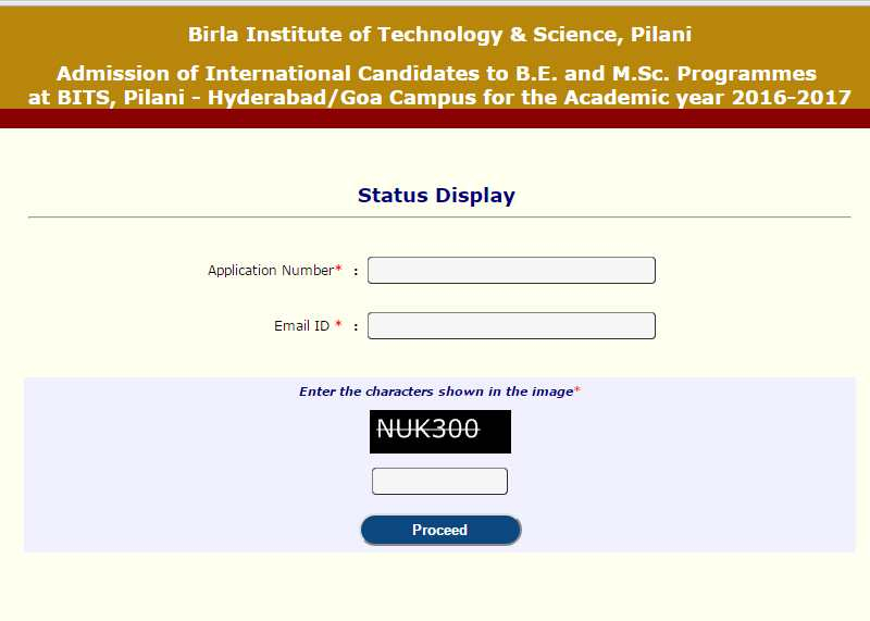 BITSAT Form Status 2022 2023 EduVark