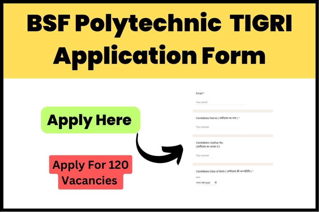 BSF Polytechnic 2023 TIGRI Application Form Started Exam Date 