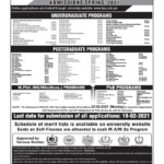 BZU Multan Undergraduate Admissions 2021 Form Last Date