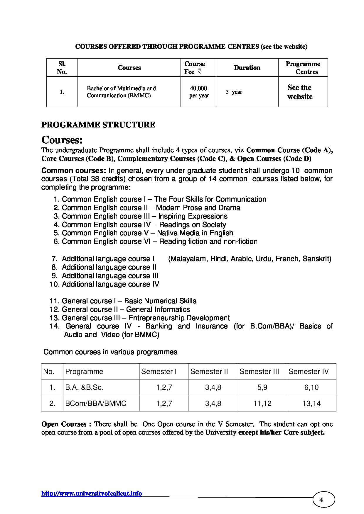 Calicut University Pg Admission Application Form Admission Form