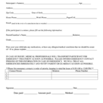 Dance Admission Form Fill Online Printable Fillable Blank PdfFiller