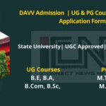 DAVV Admission 2023 UG PG Courses Eligibility Dates