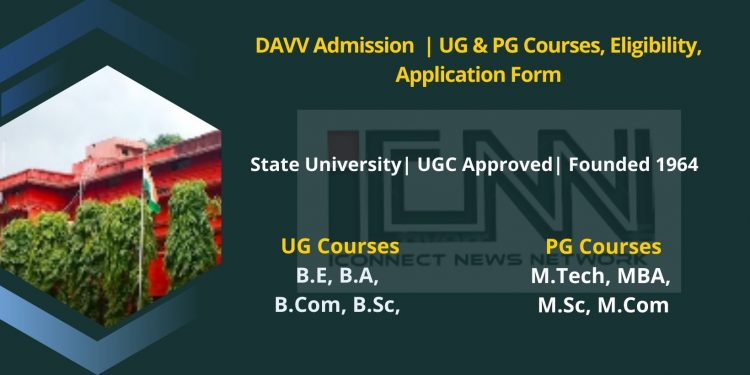 DAVV Admission 2023 UG PG Courses Eligibility Dates